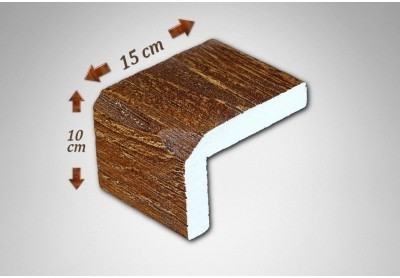 Imitacja drewna - kątownik 10x15